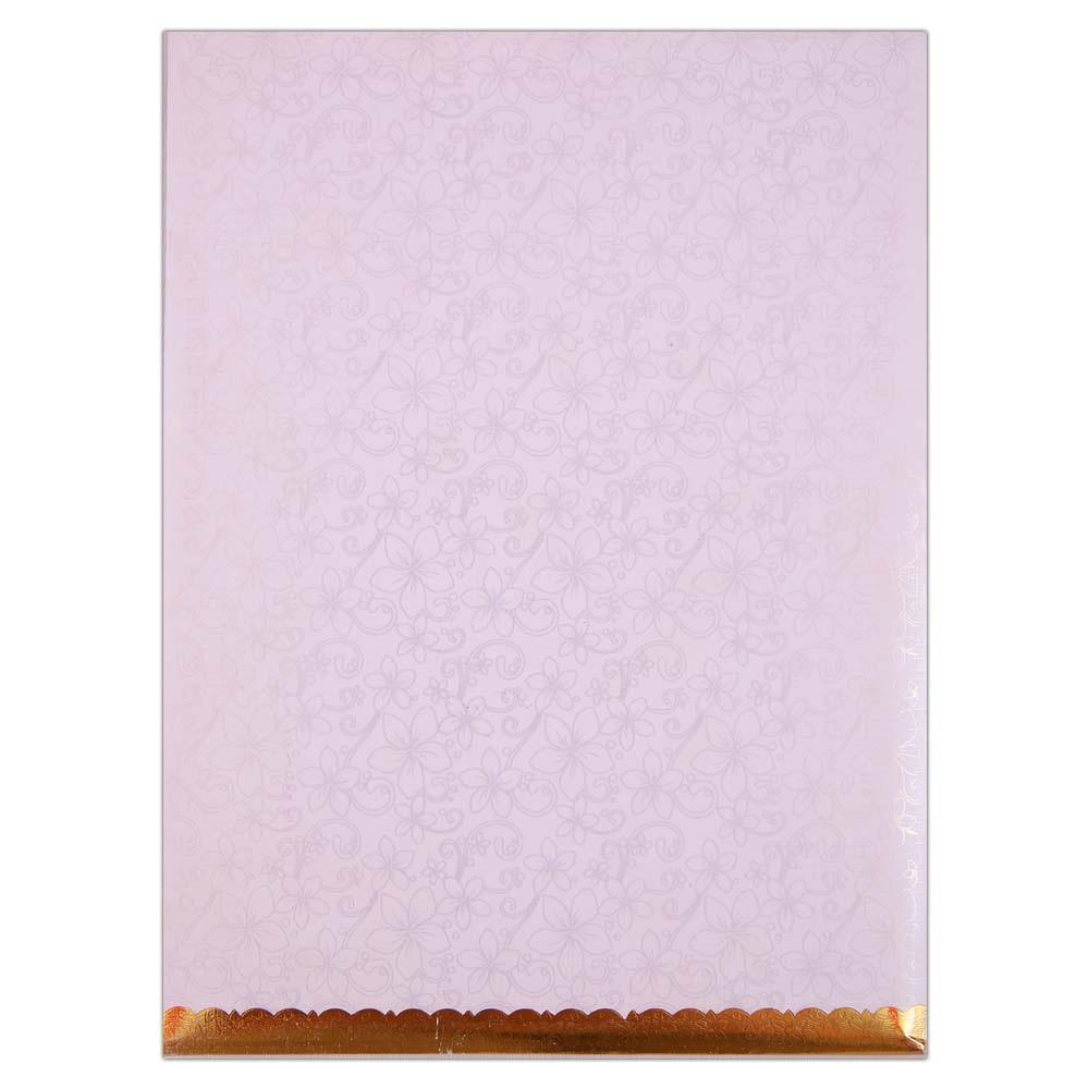 Invitation Card - Golden dreams weaved in Purple sophistication - KNK2243