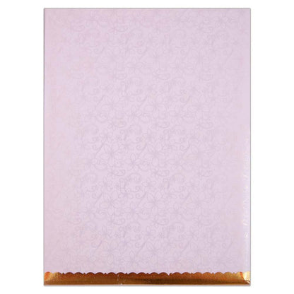 Invitation Card - Golden dreams weaved in Purple sophistication - KNK2243