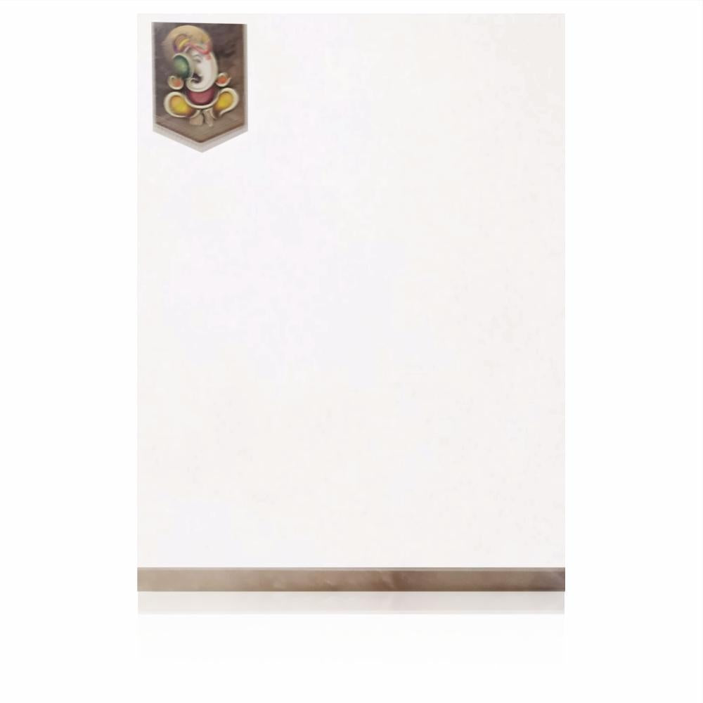 Awesome Hanuman Design With Brown Shading Wedding Card-KNK2329