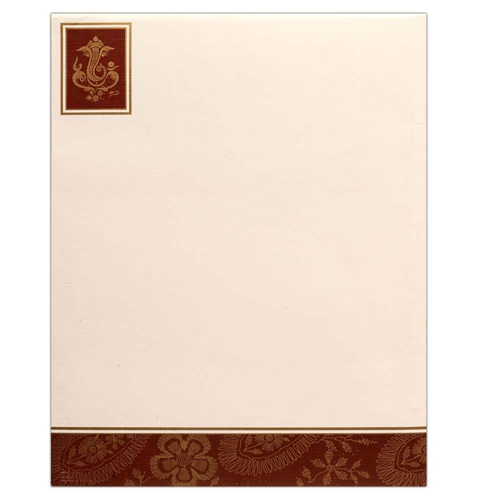 Invitation Card - Red Gold Glam Invitation Card-KNK2442