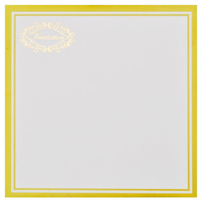 Invitation Card - White Multi-Faith Wedding Invitation-KNK2549
