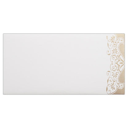 Brown Ganesha Invitation With Silver Design-KNK2551