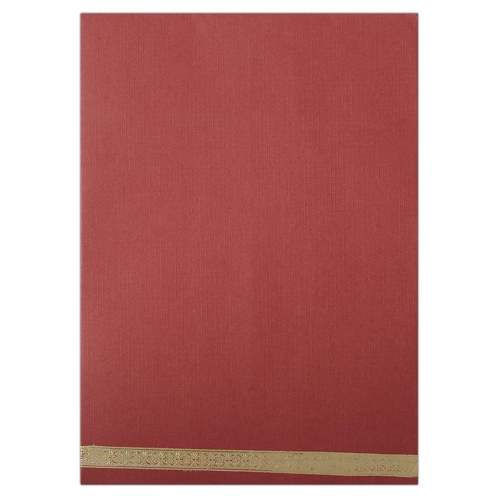 Invitation Card White Single Sheet Invitation Card