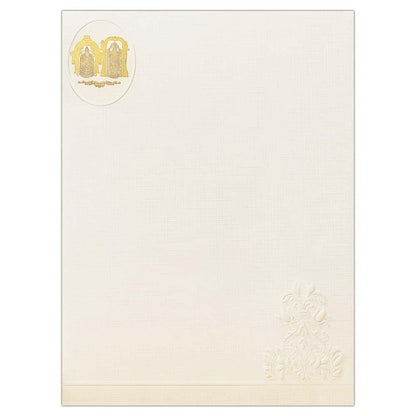 Pristine White Shading With Balaji Padhmavathi Wedding Card - KNK2700