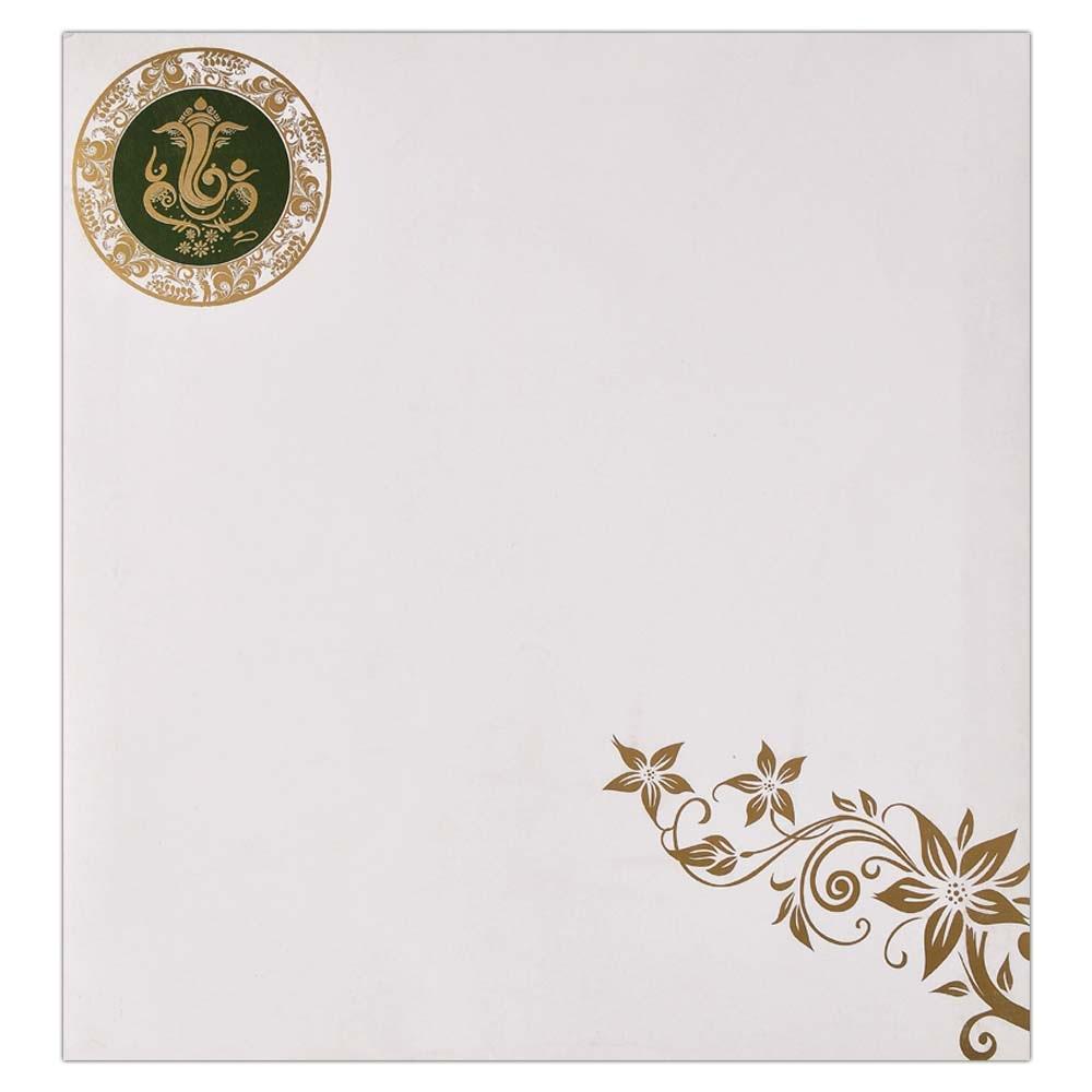 Exquisite Ganesha and Holy Balaji Wedding  Invitation Card-KNK2705