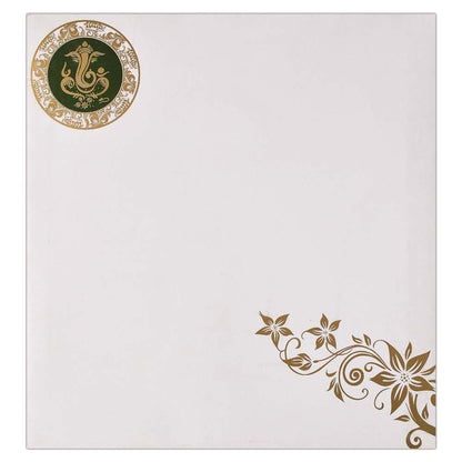 Exquisite Ganesha and Holy Balaji Wedding  Invitation Card-KNK2705