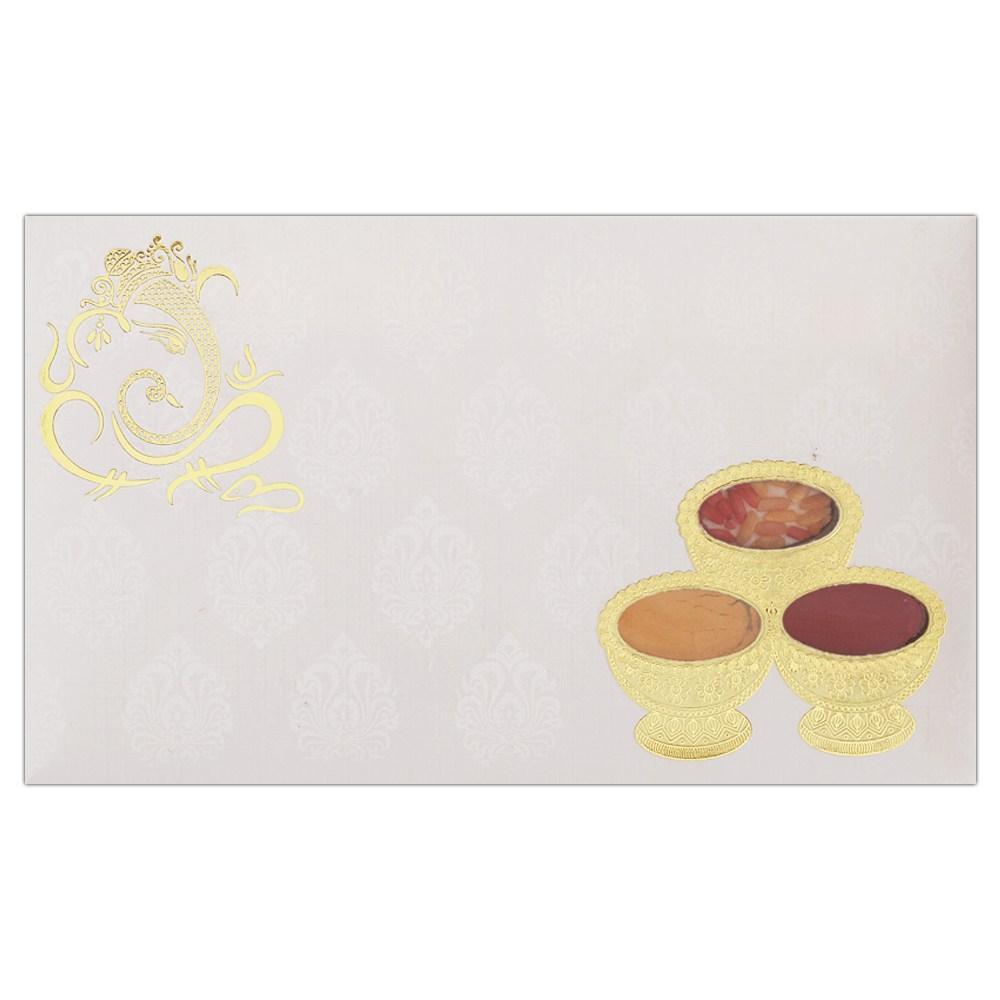 Invitation Card - Evergreen Maroon Personal Wedding Card-KNK2711