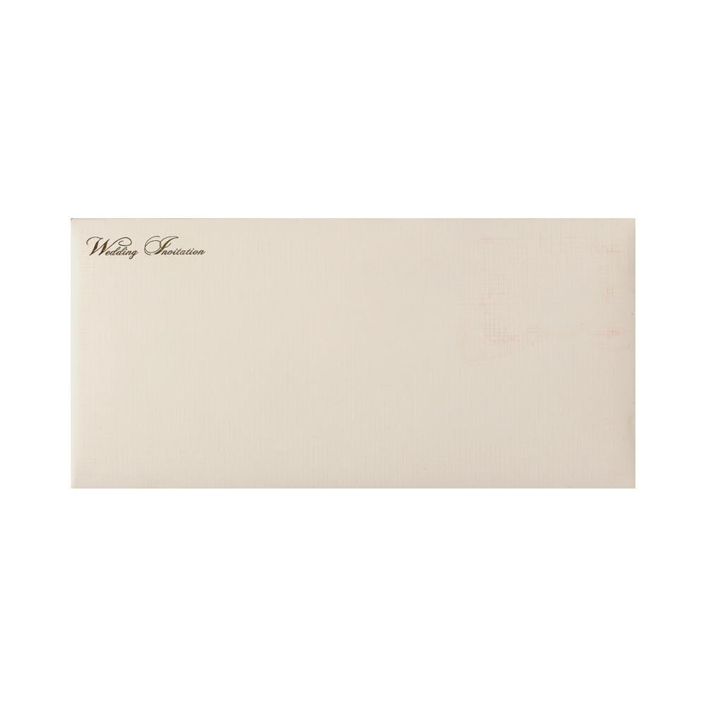 Invitation Card - Golden Glitter Invitation Card-KNK2864