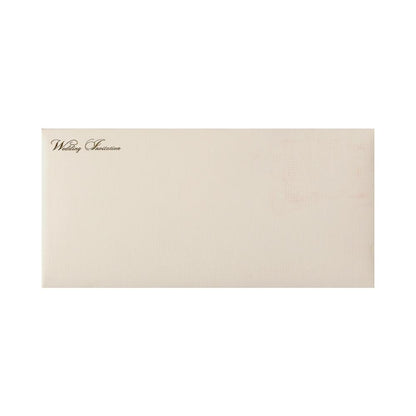 Invitation Card - Golden Glitter Invitation Card-KNK2864