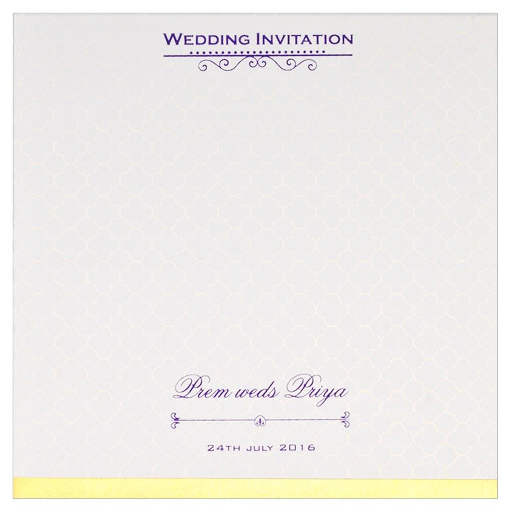 Violet Invitation Card-KNK2909