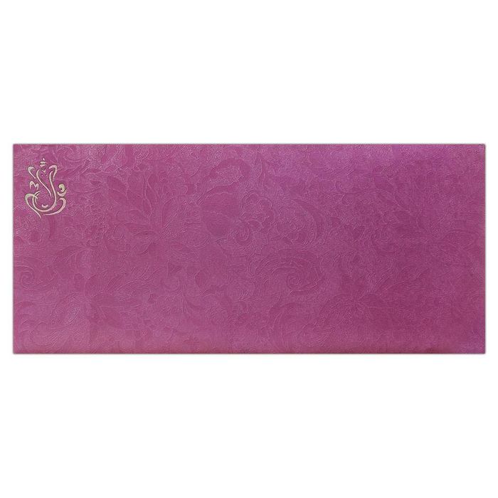 Pink Ganesha Personal Invitation Card-King of Cards