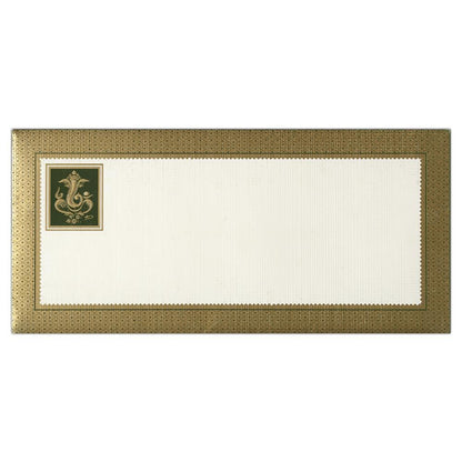 Invitation Card - Horizontal Ganesha Wedding Invitation Card-KNK3194