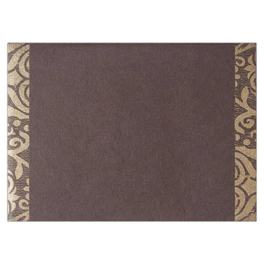 Invitation Card - Divine Classic Brown Ganesha Invitation Card-KNK3223