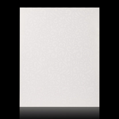 Fascinating Ganesha With White Shaded Wedding Card - KNK3623