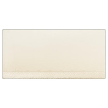 Invitation Card - Elegant White With Gold Border Wedding Card-KNK3632