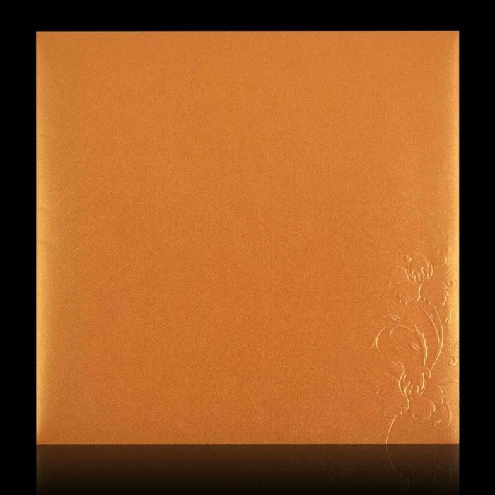 Marvellous Maroon Shading With Flower Cut Wedding Card - KNK3678-King of Cards