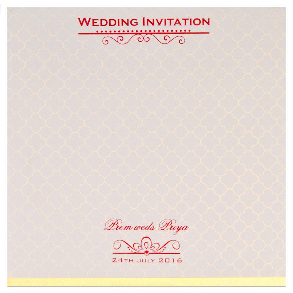 Red Invitation Card-KNK3700
