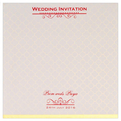 Red Invitation Card-KNK3700