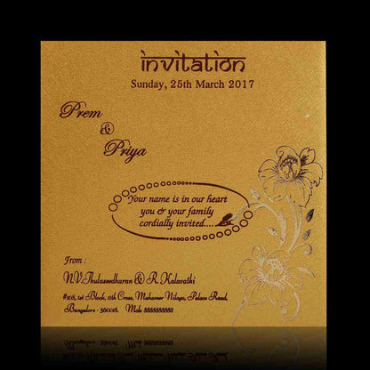 Invitation Card - KNK3757
