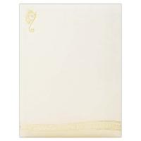 White Designer Ganesha Invitation Card-Knk4065