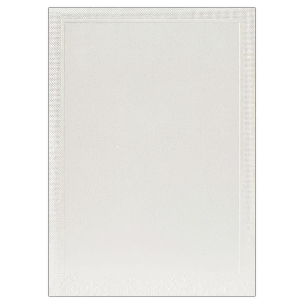 Invitation Card - Floral dreams in white Invitation Card-KNK4220