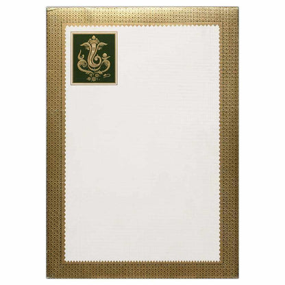 Invitation Card - Maha Ganapathi Traditional Kalyana Patrika-KNK4237