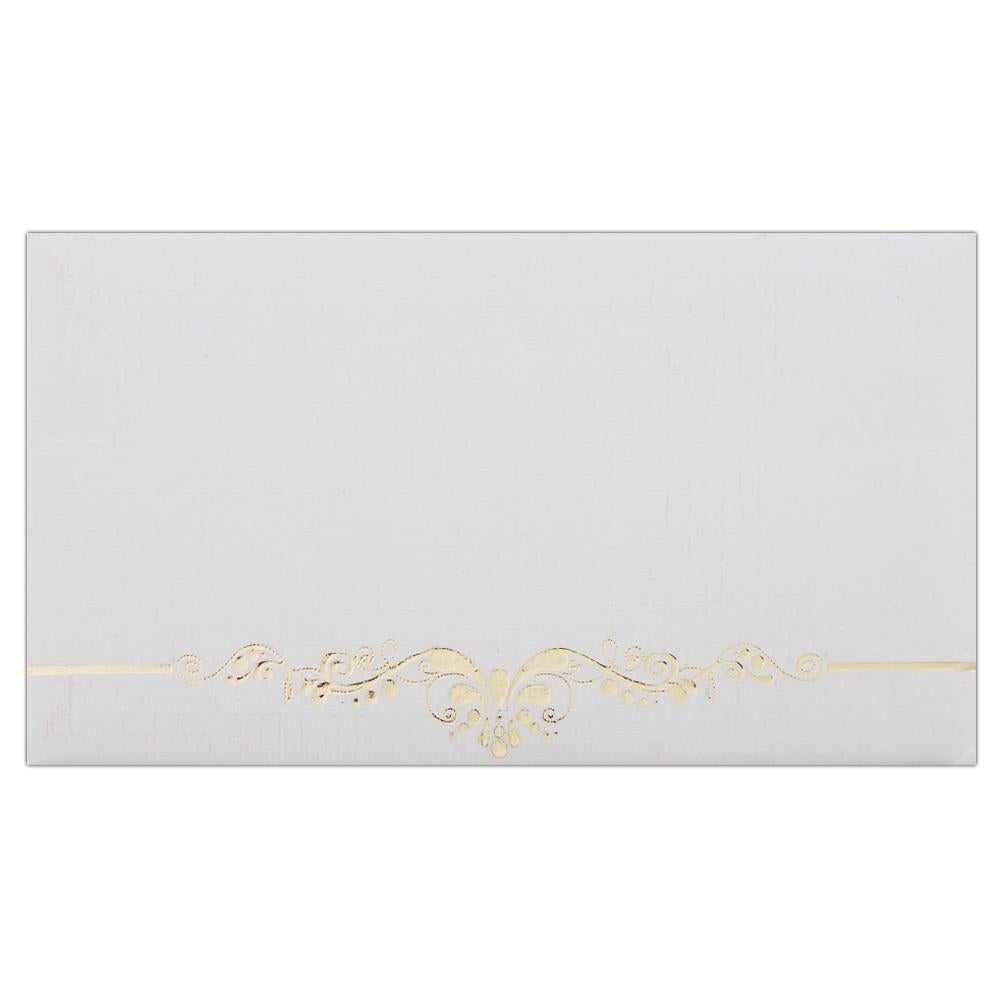 Invitation Card - Purple Metallic Sheet Personal Wedding Card-KNK4286