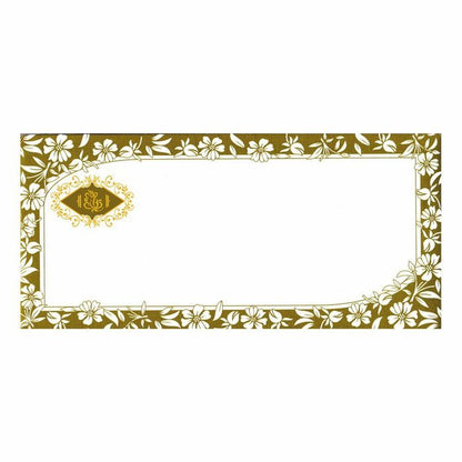 Green Shading With Flower Border Wedding Card - KNK4355-King of Cards