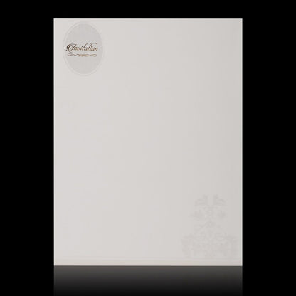 Grey Invitation Card