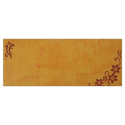 Invitation Card - Vibrant and Vivid Ganesha invitation card in maroon and yellow-KNK4601-King of Cards