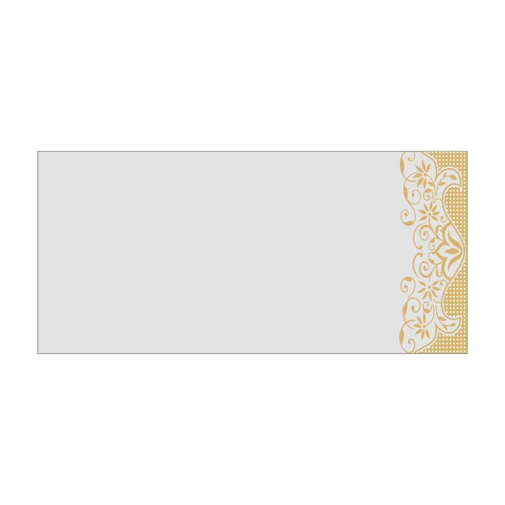 Blue Ganesha Invitaton With Gold Design-KNK4747