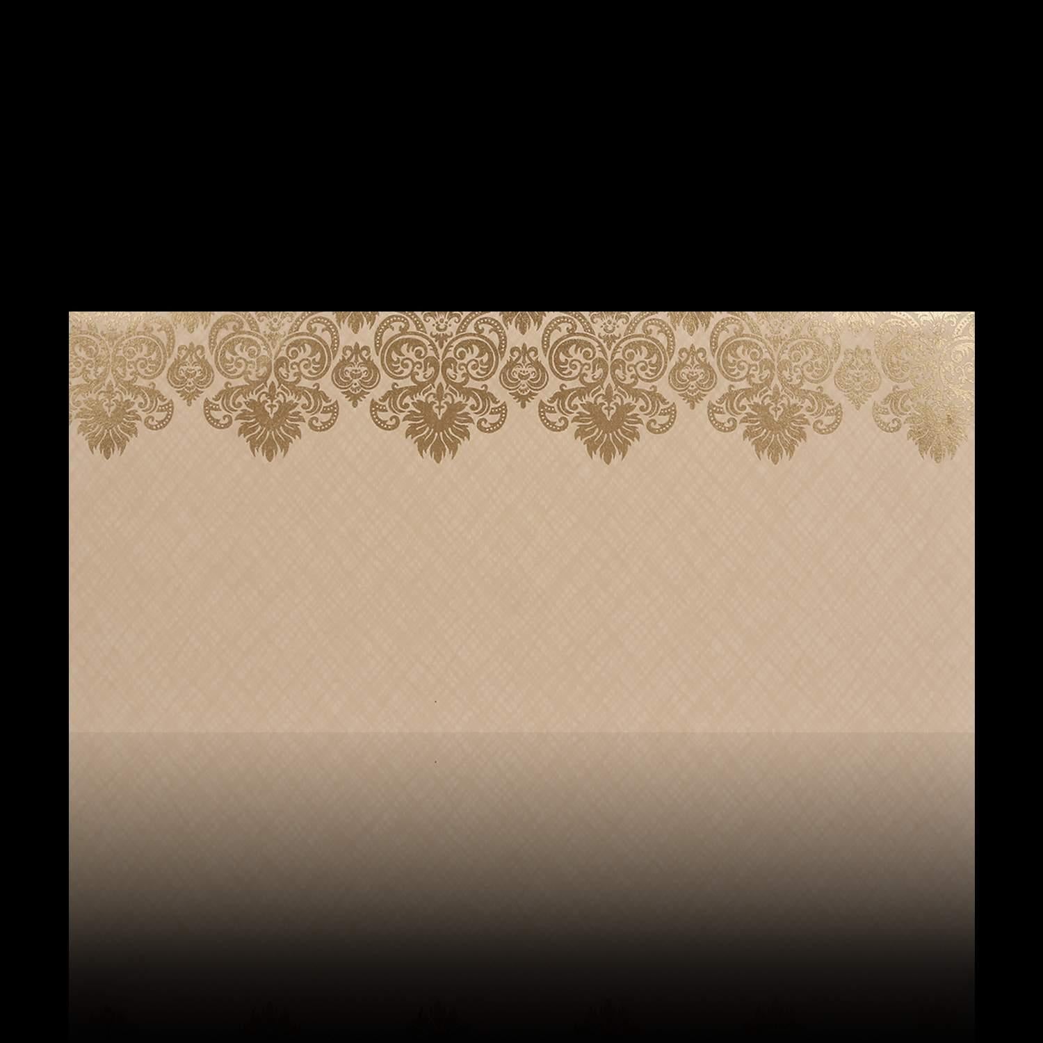 Classic Red Shading With Gold Foiling Blossom Theme Wedding Card - KNKZ02440