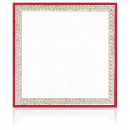 Royal Red Shading With Cut Ganesha Padded Wedding Card - KNKZ0676-King of Cards