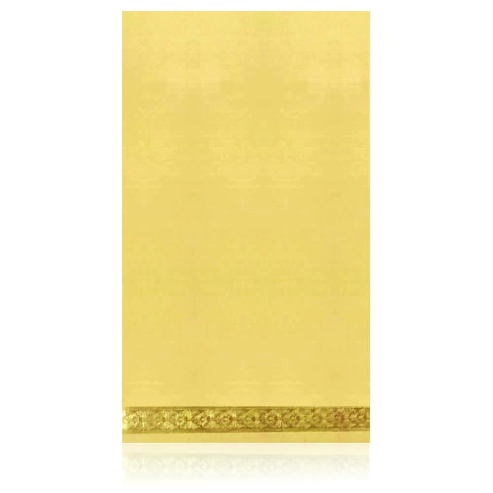 Gold Foiling On Border And One Gold Colour Inserts Invitation Card-KNS9001A
