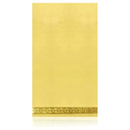 Gold Foiling On Border And One Gold Colour Inserts Invitation Card-KNS9001A