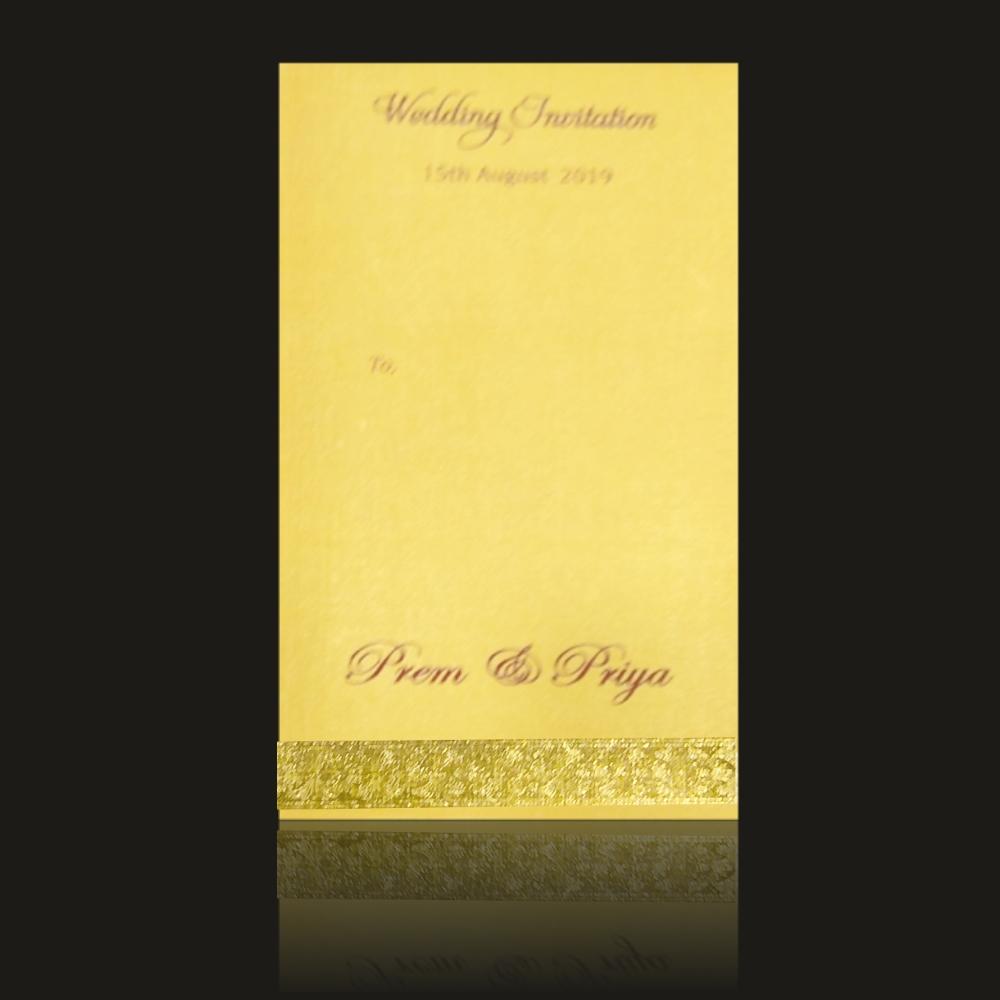 Orange Single Sheet Invitation-KNS9001Y
