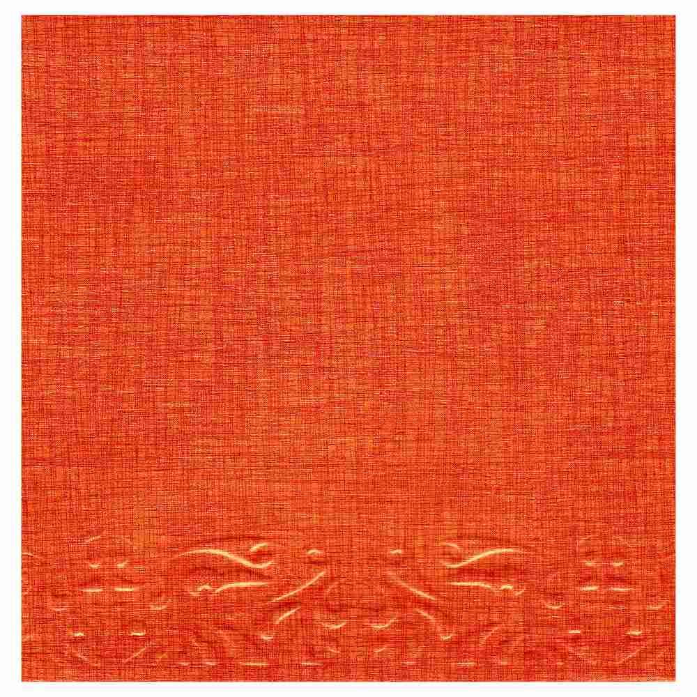 Dashing Orange Shading With Laser Cut Blossom Design Wedding Card - KRM06040