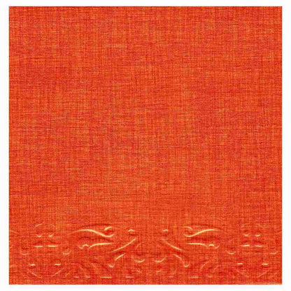 Dashing Orange Shading With Laser Cut Blossom Design Wedding Card - KRM06040