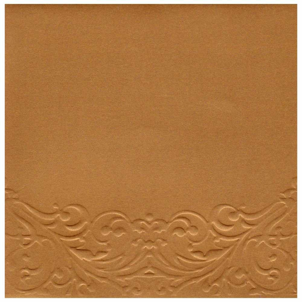 Gold Die Cut Invitation Card