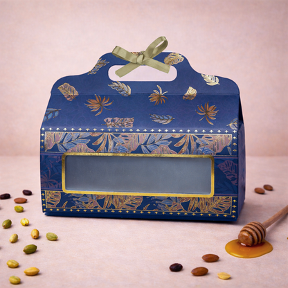 Elegant Navy Palm Return Gift Hamper-GNBT9506