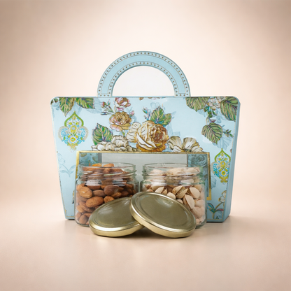 Blue Floral Return Gift Hamper-GNBT9414