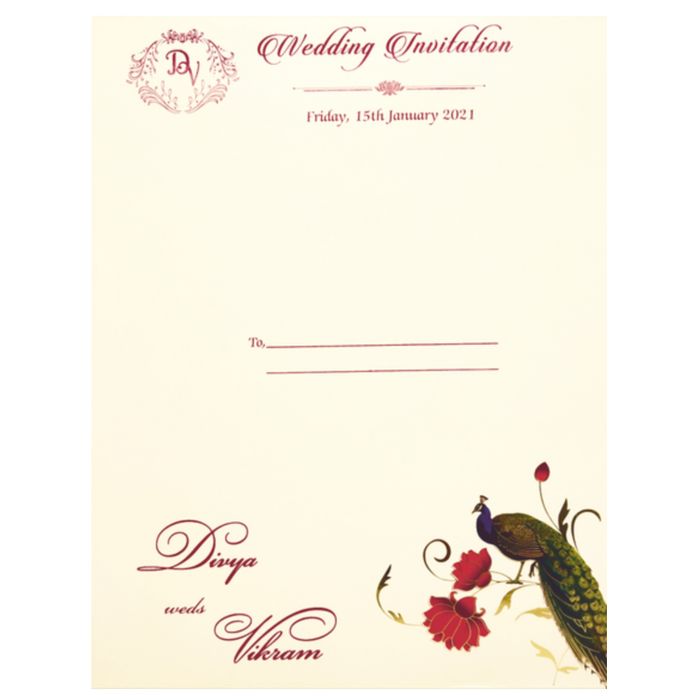 Invitation Card-King of Cards