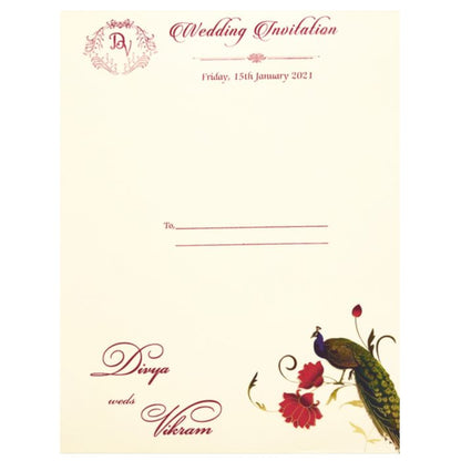 Invitation Card-King of Cards