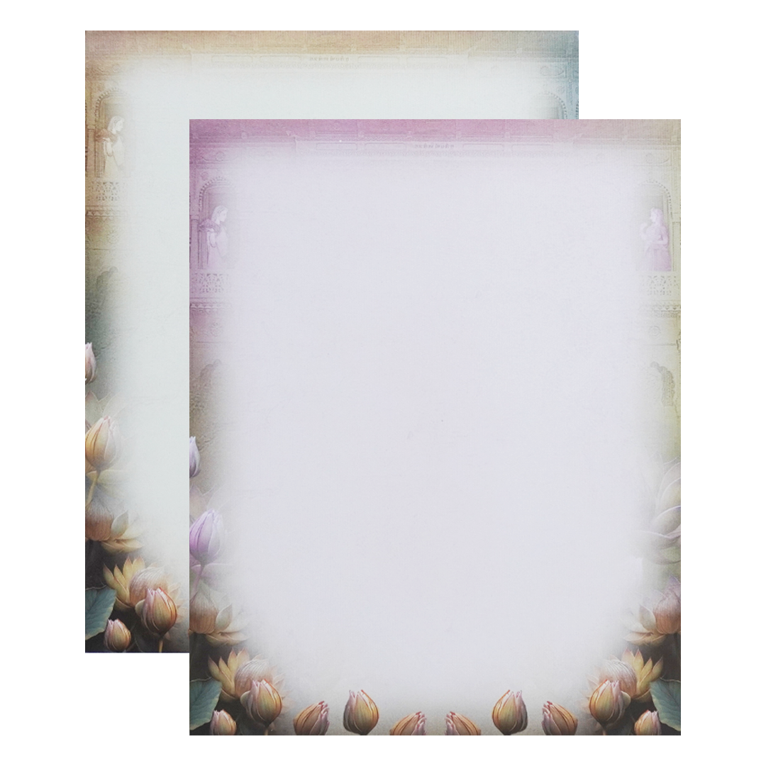 Brown Ganesha Padded Wedding Card-King of Cards