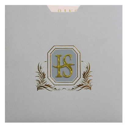 Light Grey Wedding Invitation-KRC30132
