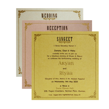 Pink Door Opening Invitation Card-King of Cards