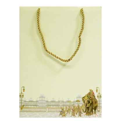 Cream Yellow Royal Wedding Box Card-King of Cards