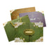 Dark Olive Green Padded Invitation-KVN06550