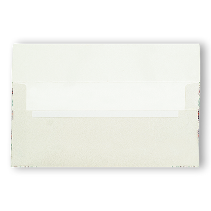 White Floral Pattern Money Envelope - KRCE3820