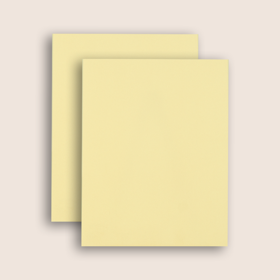 Cream Padded Simple Invitation Card - KAA06440